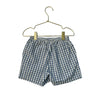 Konges Slojd Blue Check Shorts - Size 3Y