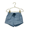 Minnow Blue Pattern Swim Suit - Size 3-4Y