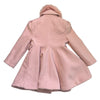 Rothschild Pink Coat, Removeable Faux Fur Collar - Size 4