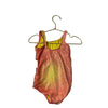 Appaman Pink, Orange, Yellow Ombre & Metallic Shell Swim Suit - Size 4T
