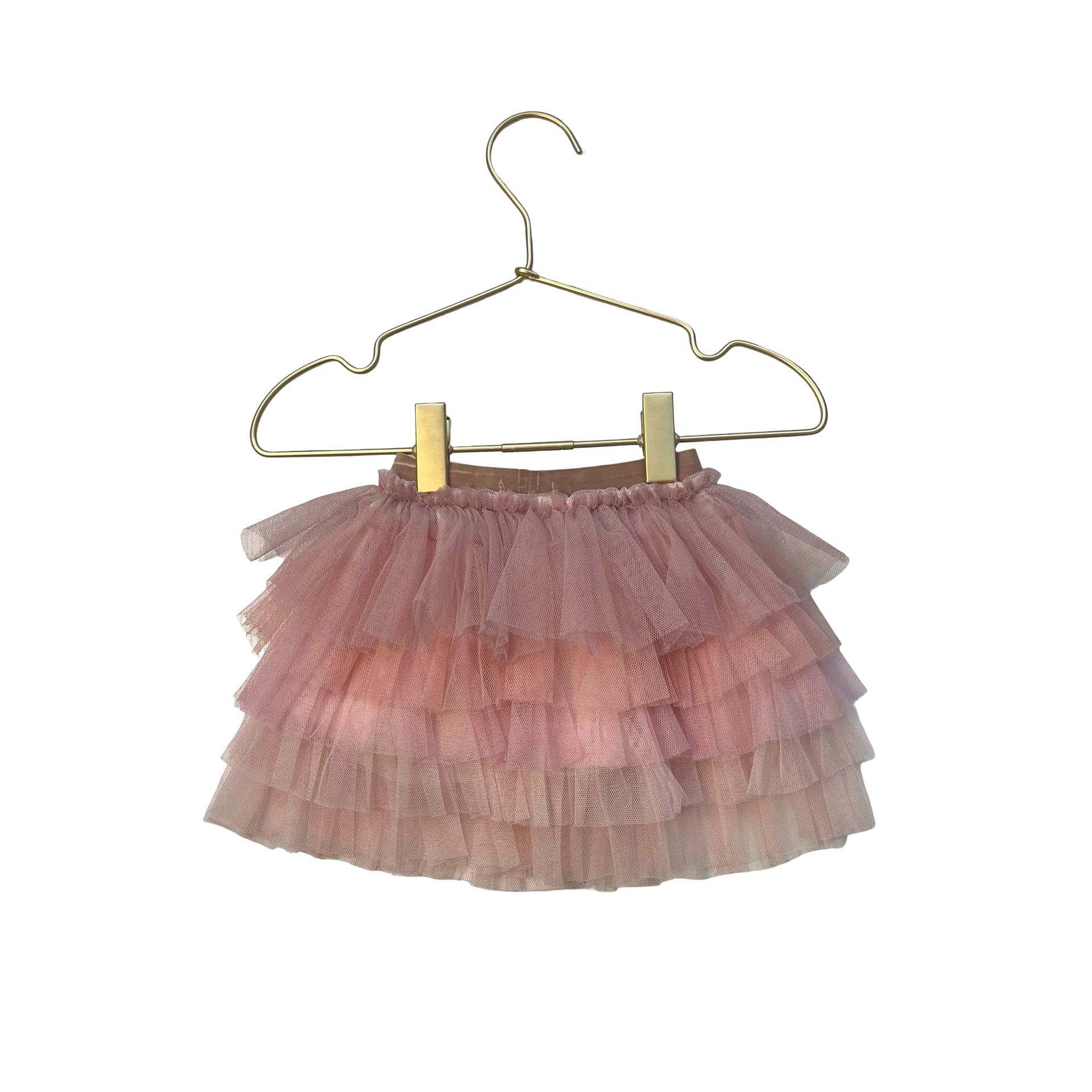 Oh Baby! Pink Tiered Tulle Skirt - Size 6-12 Mo