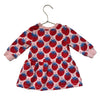 Hanna Andersson Pink, Red, Blue Strawberry Print Dress - Size 12-18 Mo