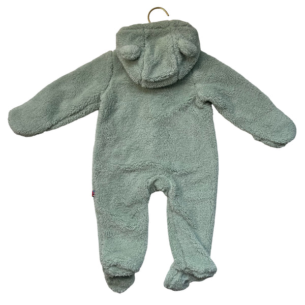 Magnetic Me Fuzzy Mint Green Footed Bunting - Size 3-6 Mo