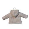 Zara Faux Fur Lined Pink Hooded Cardigan Sweater - Size 3-6 Mo