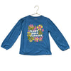 Bonton Blue 'Make More Flowers' Graphic Shirt - Size 6