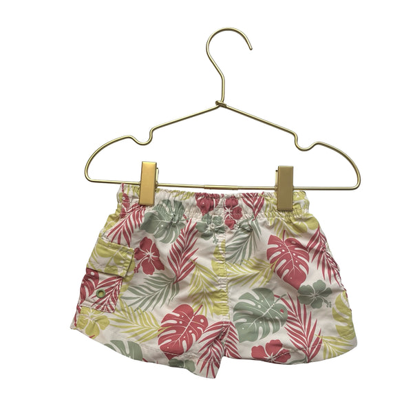 Zara Tropical Print Unlined Swim Shorts - Size 12-18 Mo