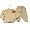 Zara x Marvel Tan Avengers Sweatshirt & Joggers Set - Size 4