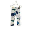 Zara Ivory, Green, Blue Rhino & Gator Ribbed Leggings - Size 2-3
