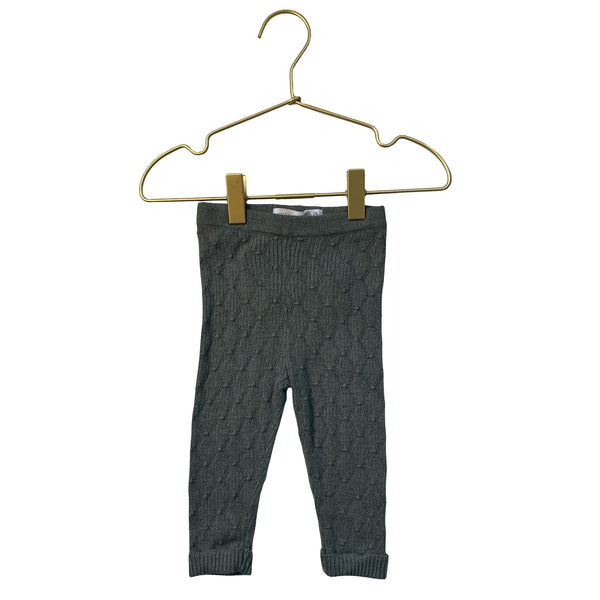 Zara Sage Green Knit Leggings - Size 9-12 Mo
