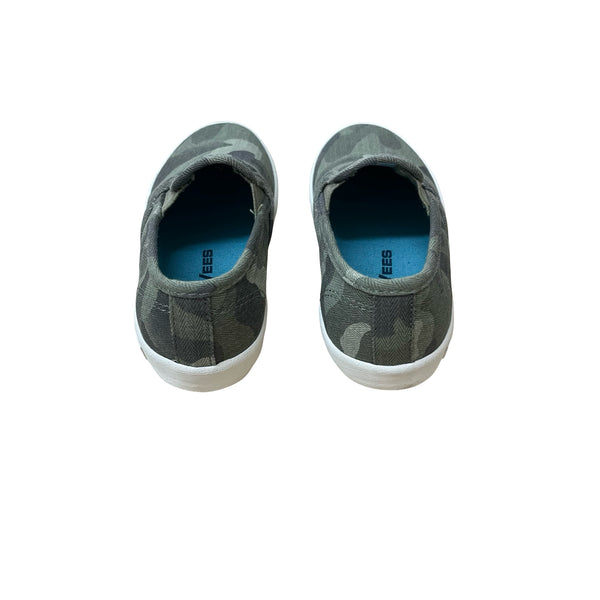 SeaVees 'Sage Camo Herringbone Twill Baja Slip On' Sneakers New in Box - 9C