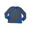 Crewcuts Blue Striped Henley - Size S 6-7