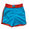 Wonder Nation Teal & Orange Tiger Swim Shorts - Size 12 Mo