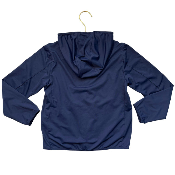 Uniqlo Navy Lightweight Hooded Jacket - Size 7-8