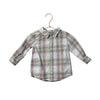 Hanna Andersson White & Primary Color Plaid Shirt - Size 18-24 Mo