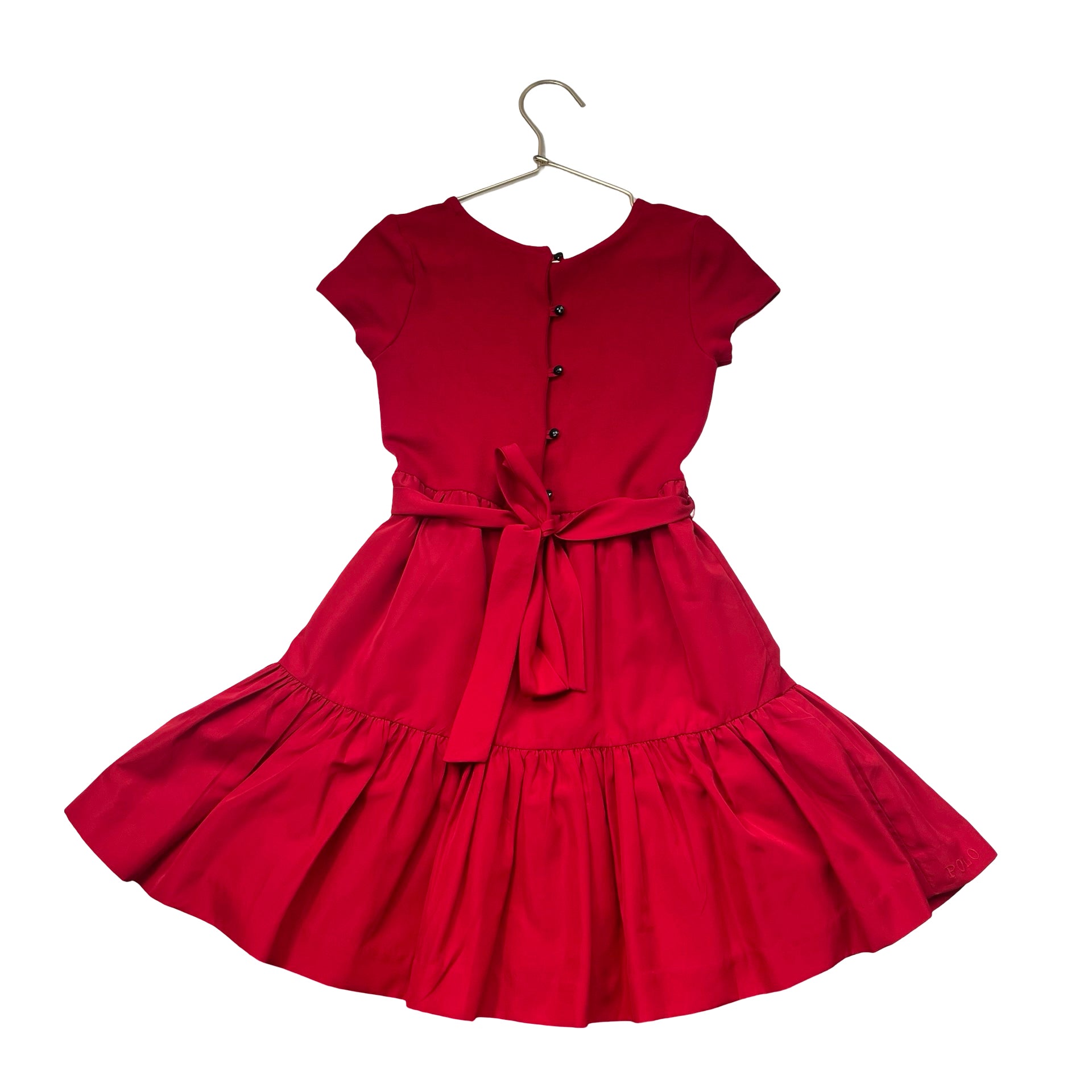 Polo Ralph Lauren Red Belted Dress - Size 6X