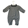 Maison Me Black Gingham Check Flannel One-Piece - Size 18-24 Mo