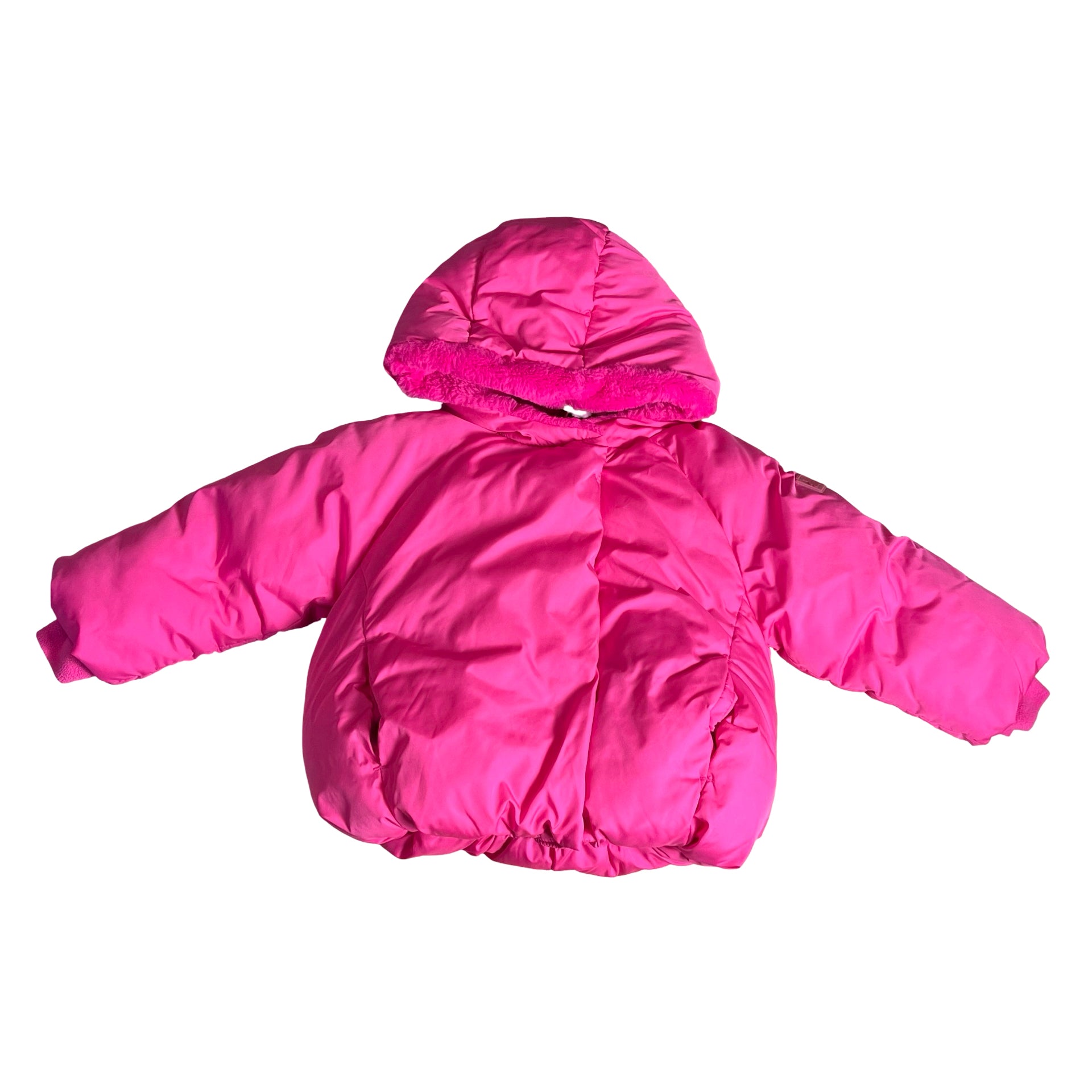 Baby Gap Bright Pink 'Water-Resistant Faux-Fur Lined' Winter Jacket - Size 2
