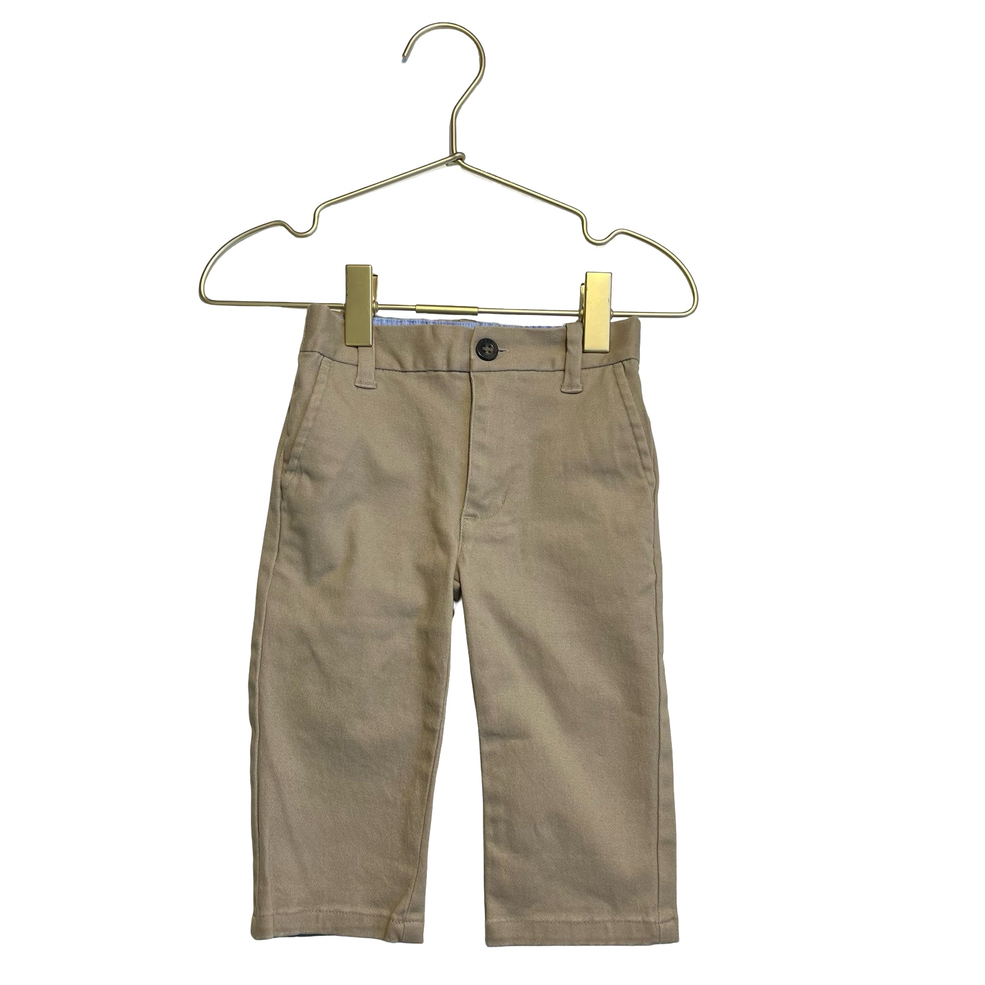Janie and Jack Khaki Chino Pants - Size 6-12 Mo