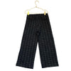 Zara Black & White Windowpane Plaid Tweed Pants - Size 8