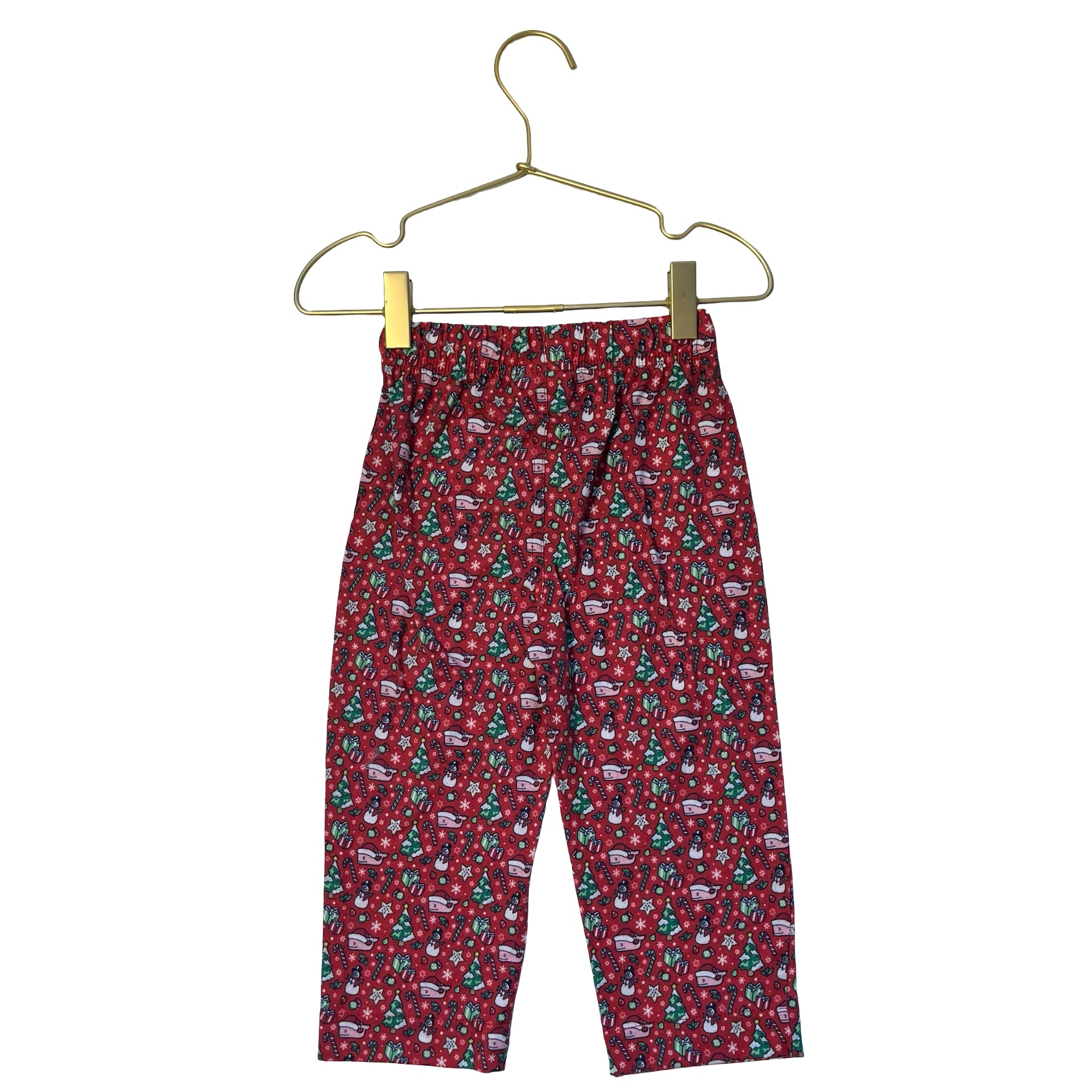Vineyard Vines Red Christmas Print Pajama Pants - Size 2T