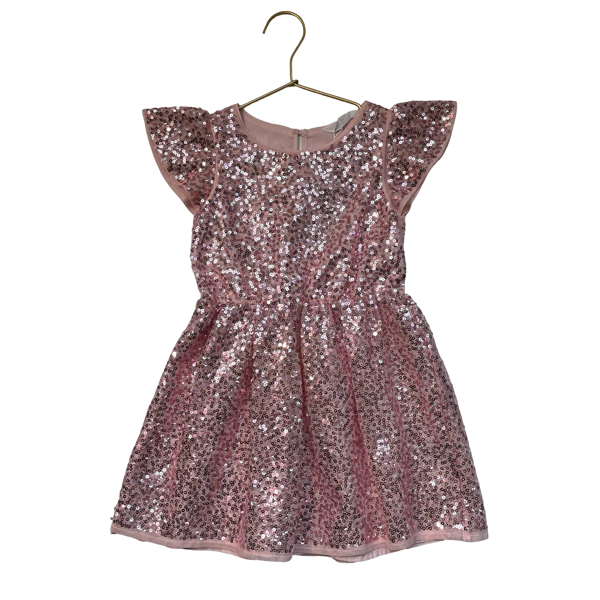 H&M Pink Sequin Dress - Size 3-4