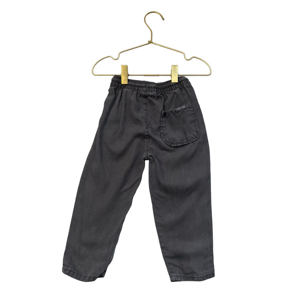 Zara Dark Gray Linen-Blend Pants - Size 18-24 Mo