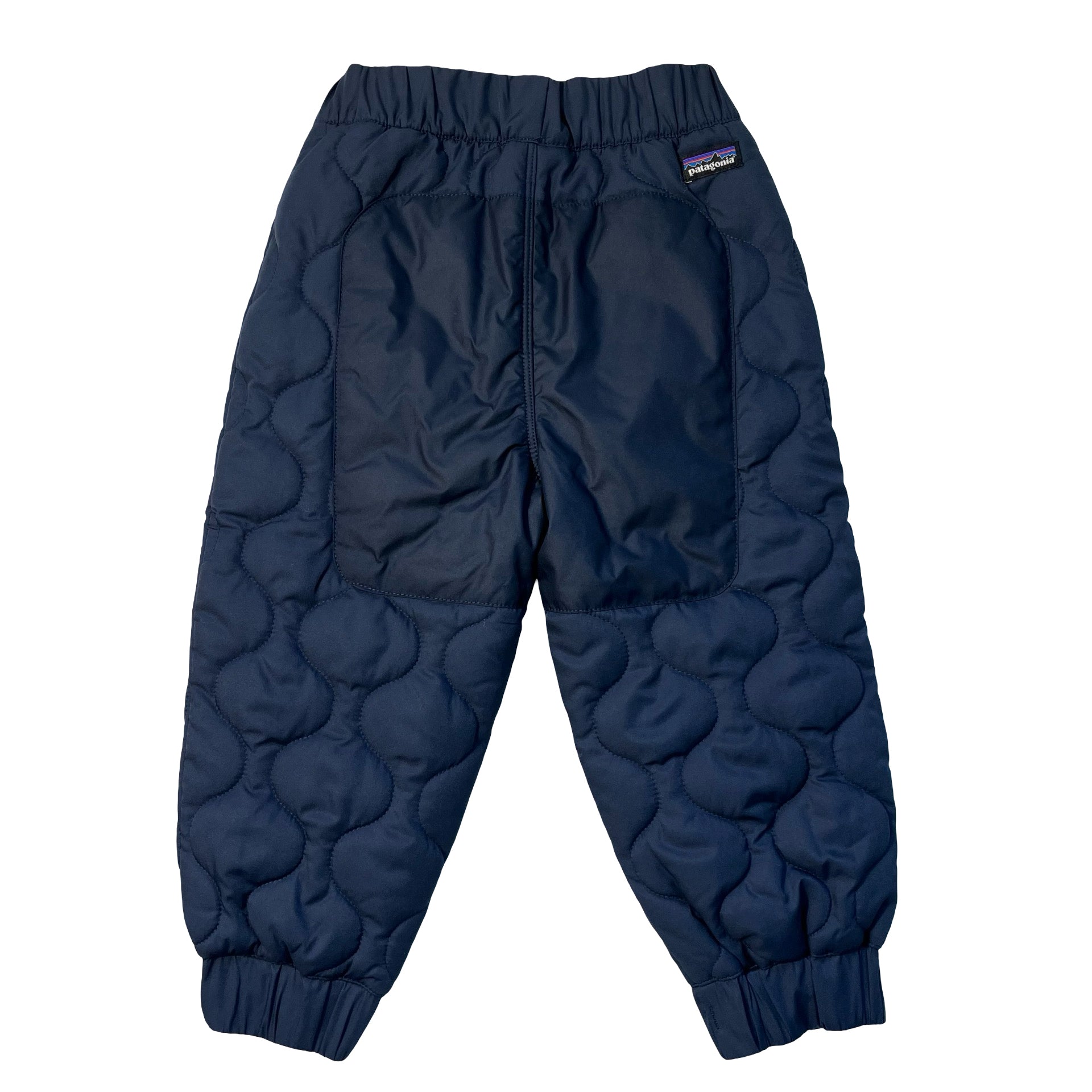 Patagonia Navy 'Quilted Puff Joggers' Size 2T