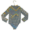 Jessica Simpson Colorful Print Swim Suit - Size 5T
