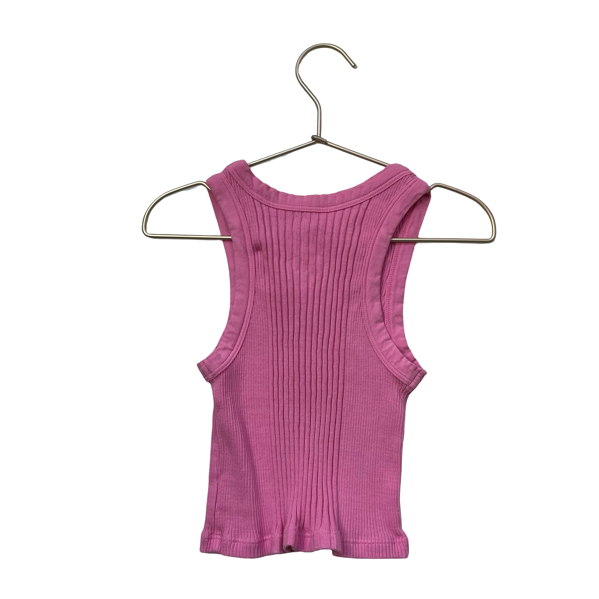 Sun Child Pink Ribbed Tank Top - Size 10