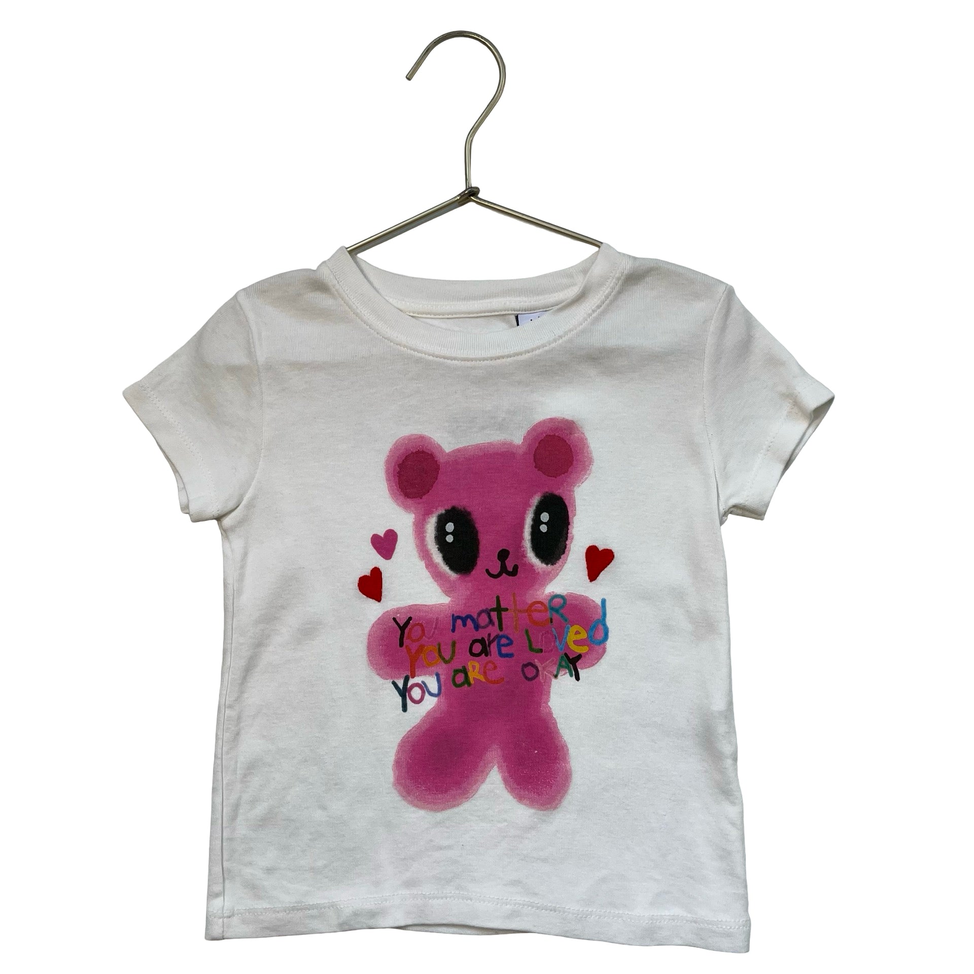 Zara x Humberto Cruz Teddy Bear Graphic Fitted T-Shirt - Size 8-9