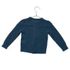 FUB Blue 100% Wool Open Weave Cardigan Sweater - Size 2Y