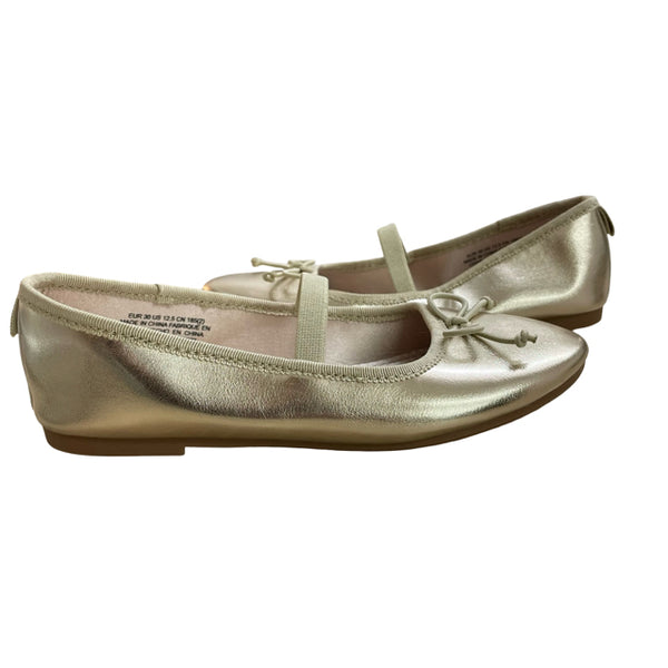 H&M Gold Ballet Flat Shoes - Size 12.5