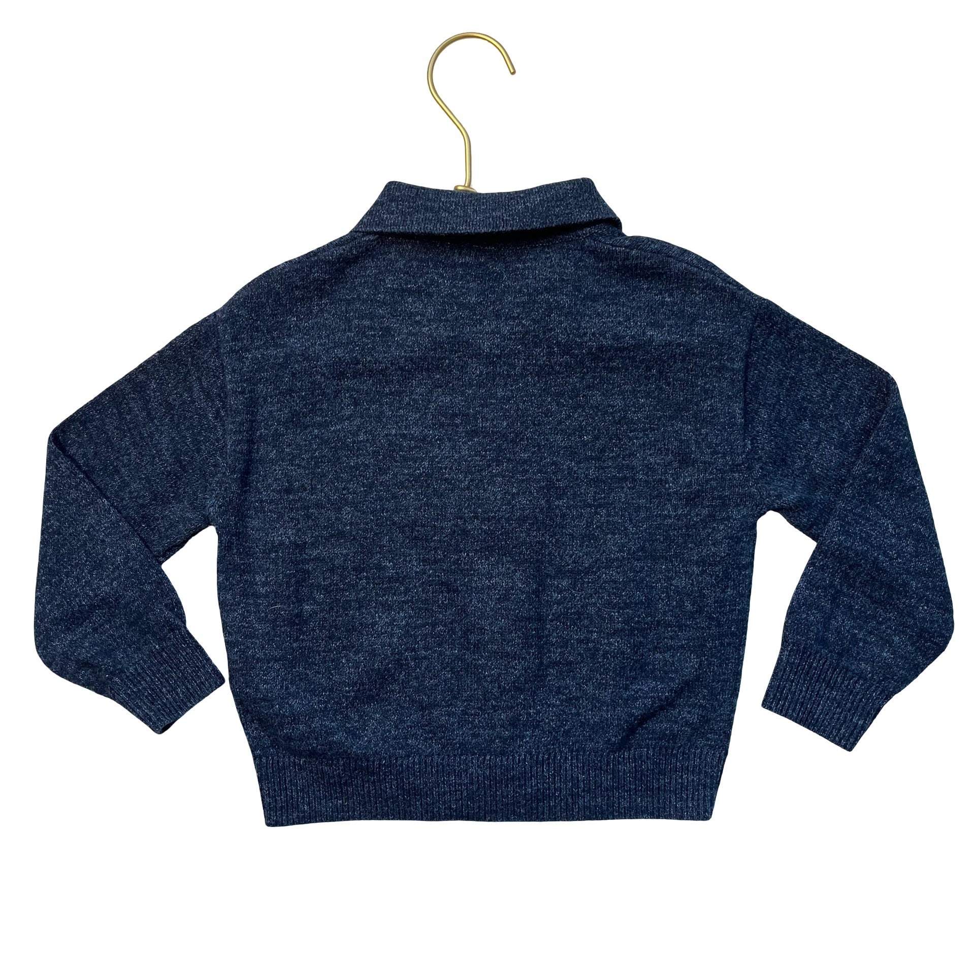 Baby Gap Navy Polo Cardigan Sweater - Size 2