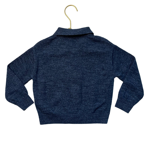 Baby Gap Navy Polo Cardigan Sweater - Size 2