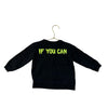 Gymboree Black, Teal, Lime 'Catch Me If You Can' Pullover - Size 18-24 Mo