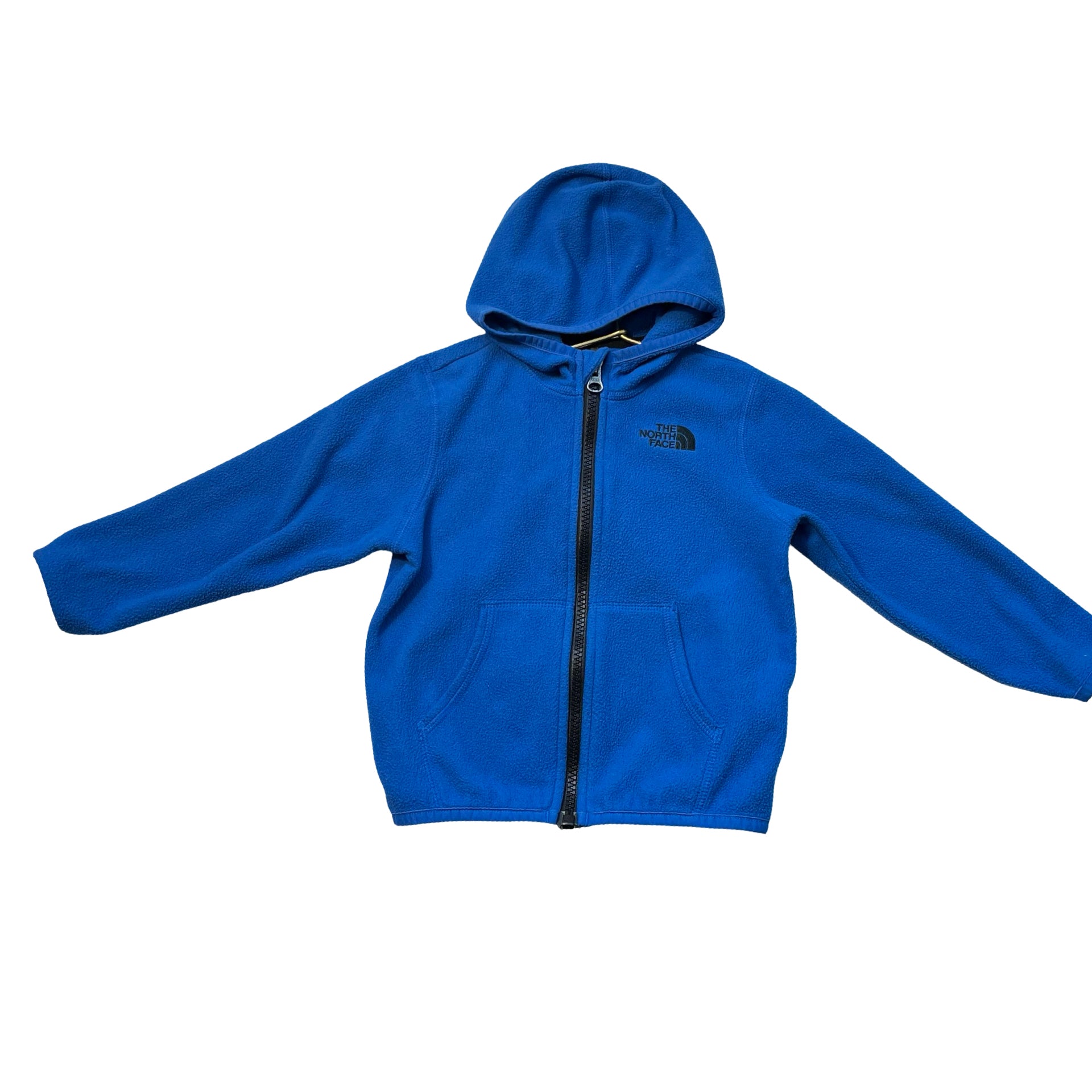 North Face Blue Hooded Fleece Jacket - Size 18-24 Mo