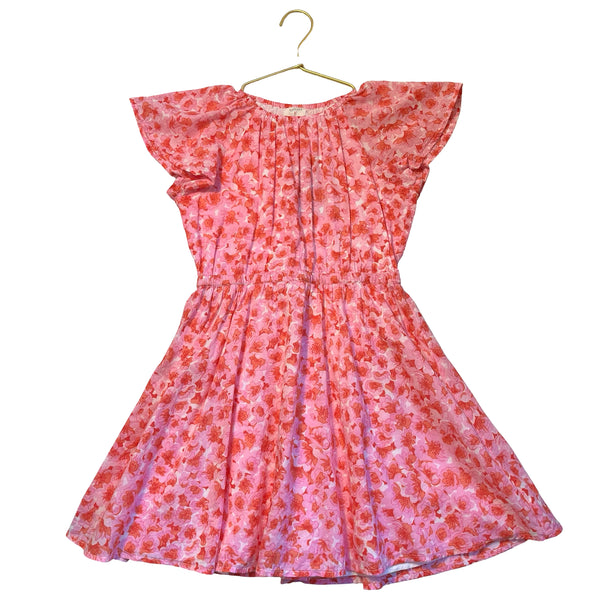 Crewcuts Pink Floral Dress - Size 8