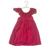 Zara Raspberry Pink Linen & Crochet Ruffle Dress - Size 4