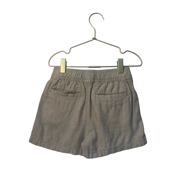 Abercrombie Kids Tan Linen-Blend Shorts - Size 5-6