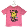 Old Navy x Smiley World Pink 'Future World' T-Shirt - Size L 10-12