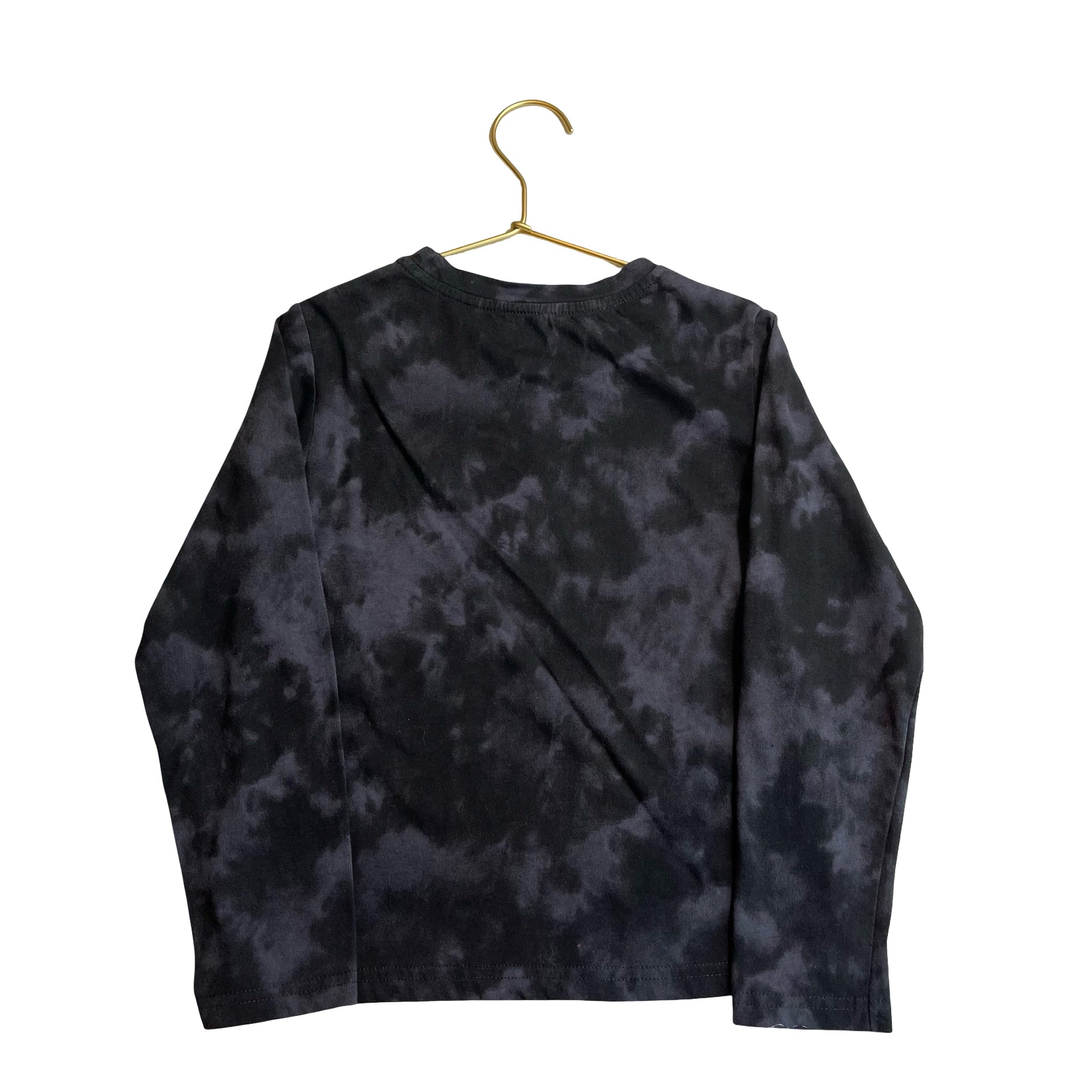 Rae Dunn Dark Gray Tie-Dye 'Scary Cool' Halloween Shirt - Size 7