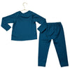 REI Dark Teal Striped Base Layer Set - Size 3T