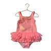Cat & Jack Peach Iridescent Tulle Swim Suit - Size 5T