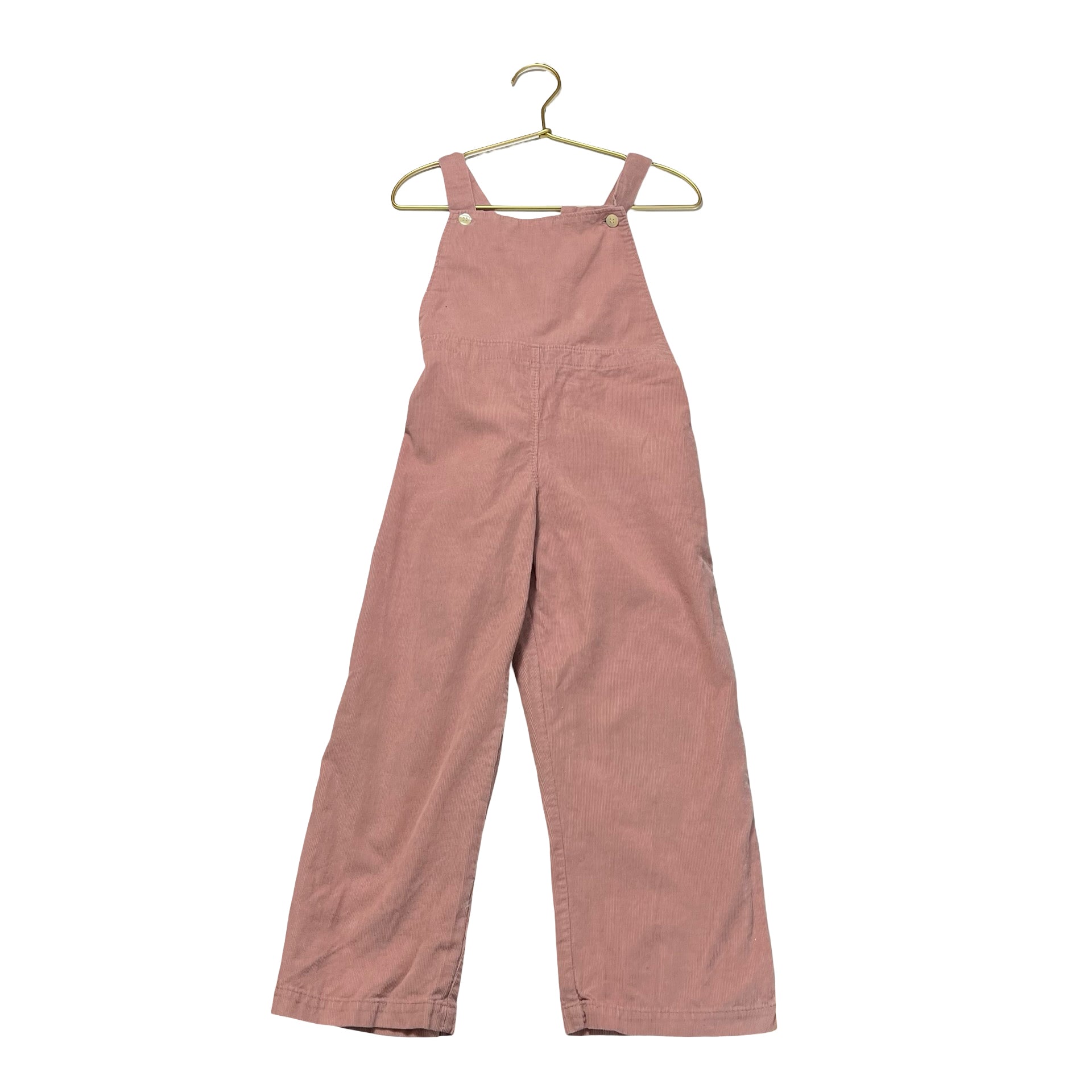 Mabo Pink Lightweight Corduroy Overalls - Size 4/5