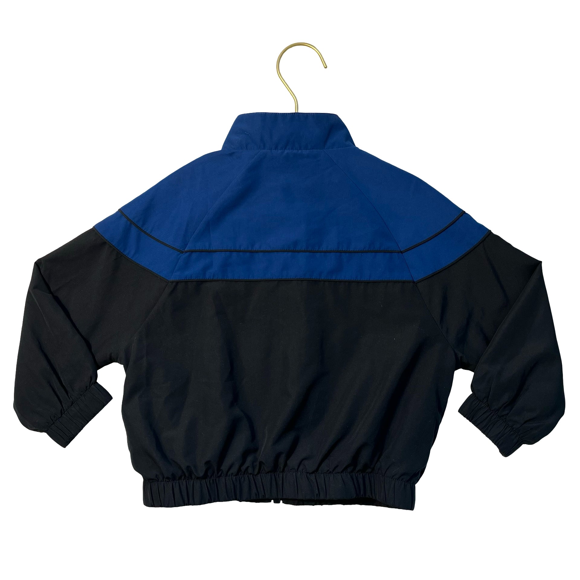 Lacoste Black & Blue Windbreaker Jacket - Size 3A