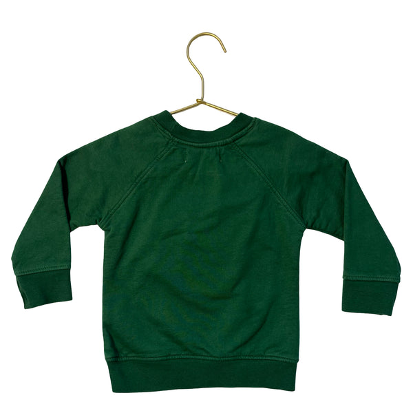 Monica + Andy Green Christmas Dog Sweatshirt - Size 18-24 Mo