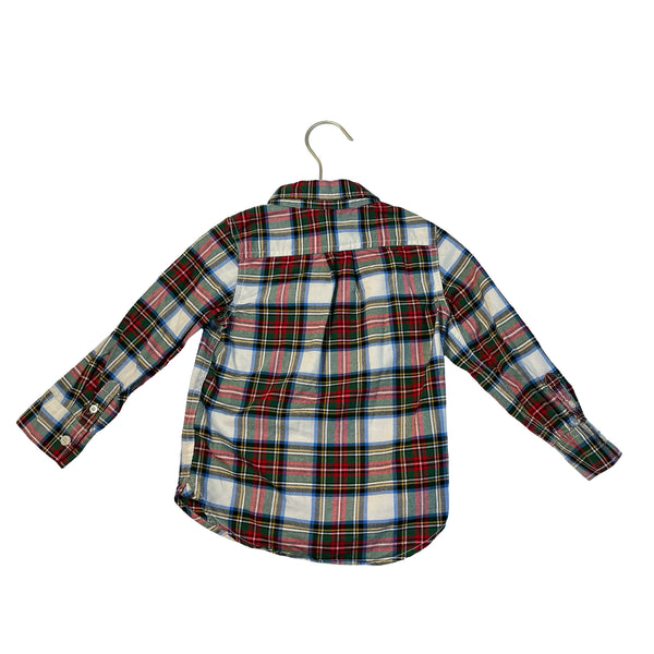 Baby Gap Tartan Plaid Button Down Shirt - Size 3