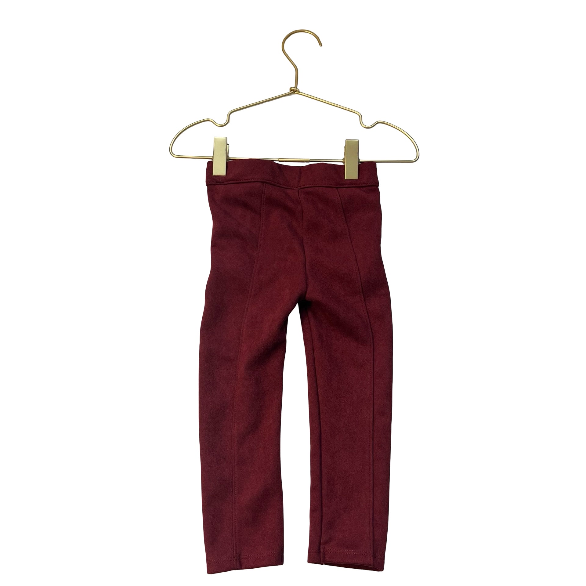 Janie and Jack Rust Faux Suede Pants - Size 2T