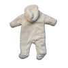 Zara Ivory Sherpa Footed Bunting - Size 0-1 Mo