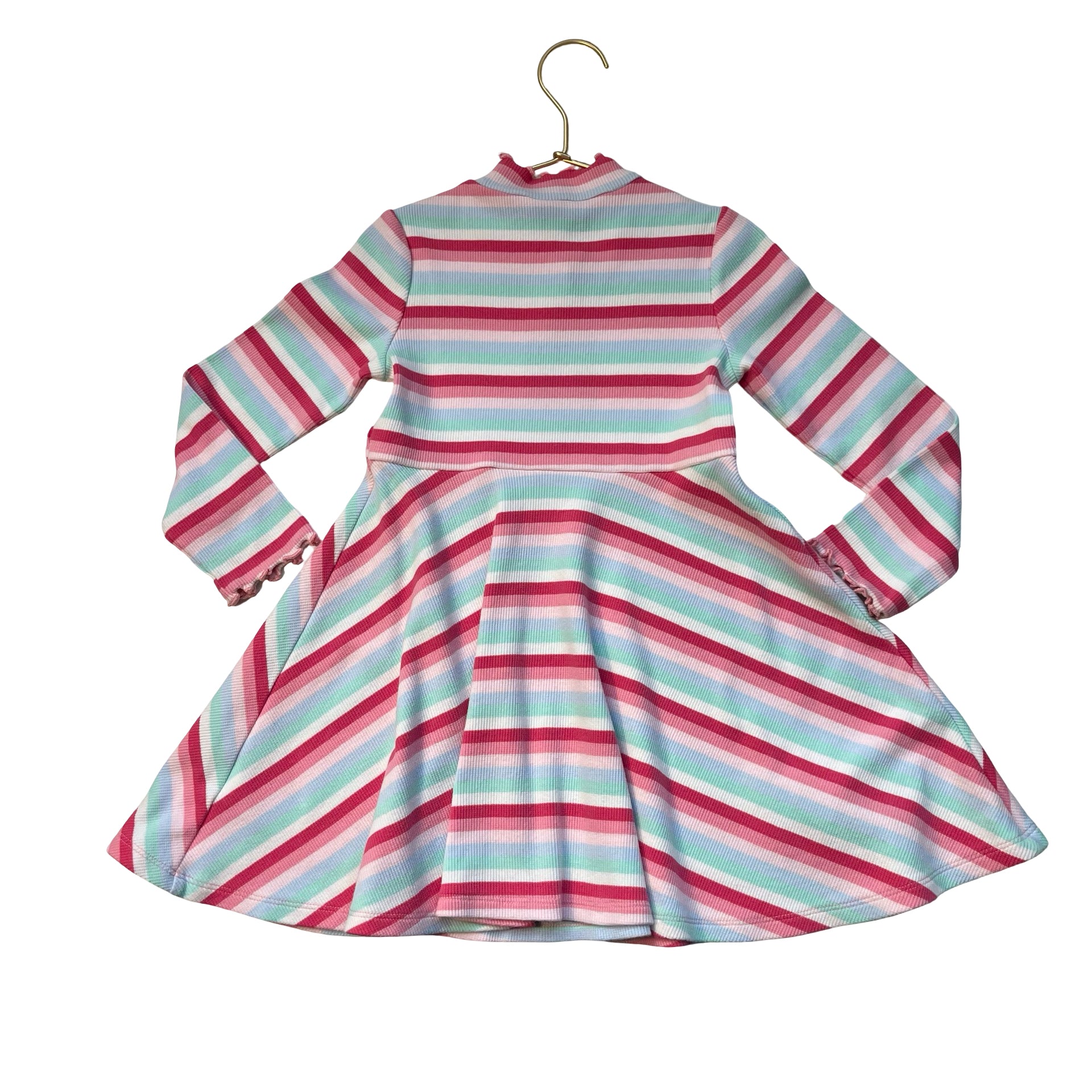 Janie and Jack Pastel Striped Dress - Size 4